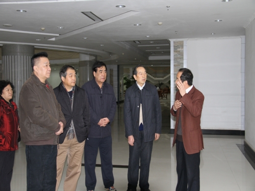 陕西省咨询委员会专家来我室调研考察