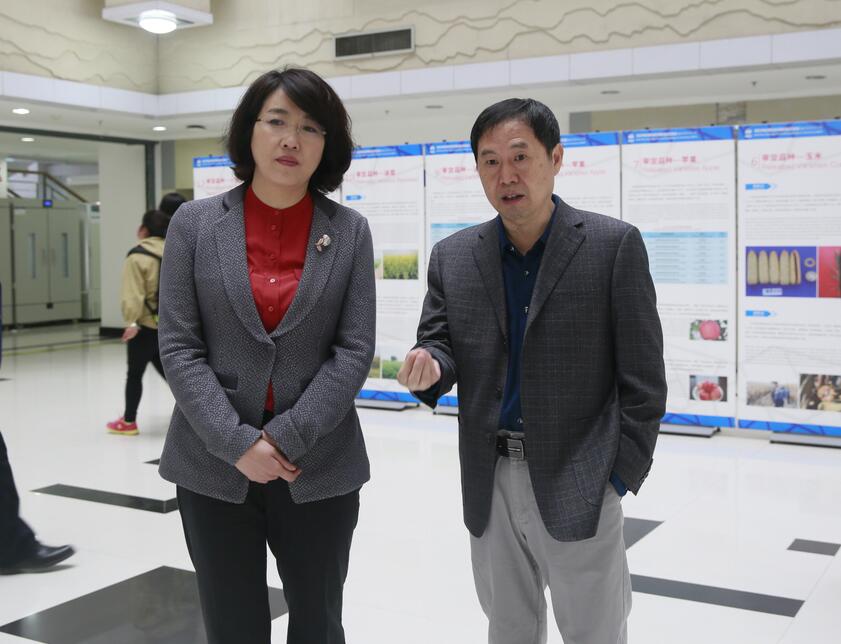 杨凌示范区党工委书记李婧一行来我室调研指导
