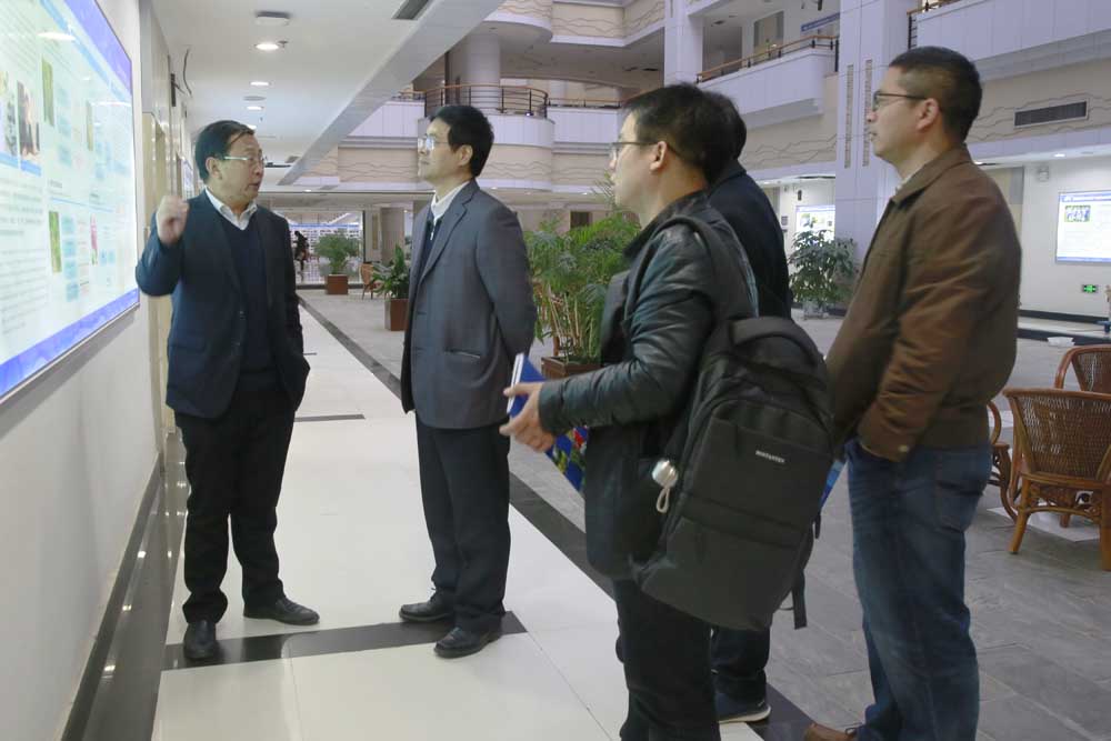 陕西省科技厅副厅长兰新哲一行来我室调研