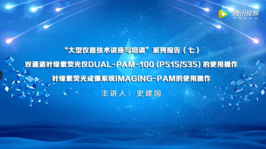 DUALPAM双通道叶绿素荧光仪和IMAGINGPAM荧光成像相关操作和应用